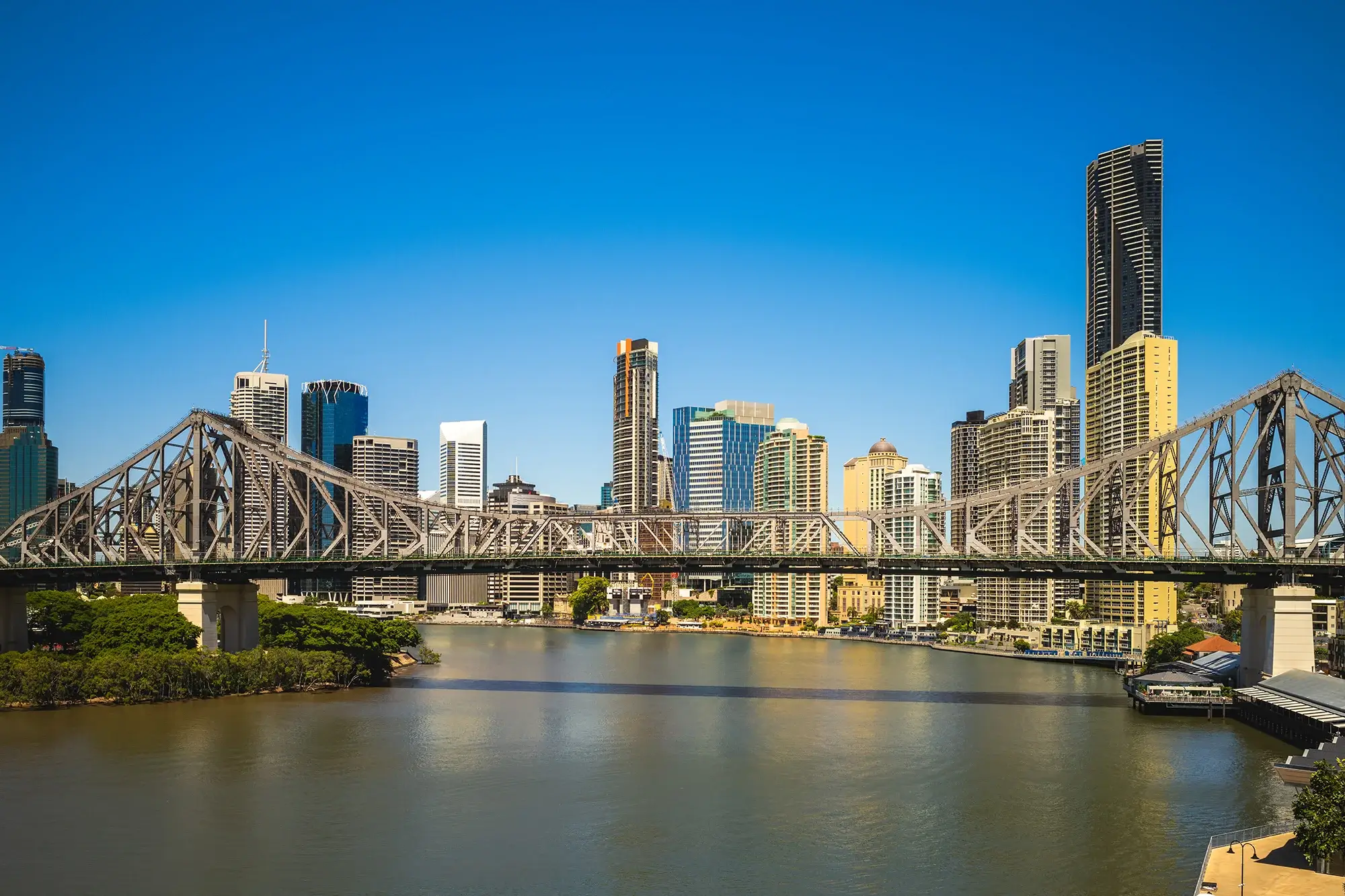 Brisbane city and Story Bridge