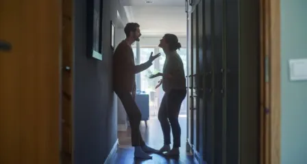 Couple Arguing Domestic Violence Related Abuse